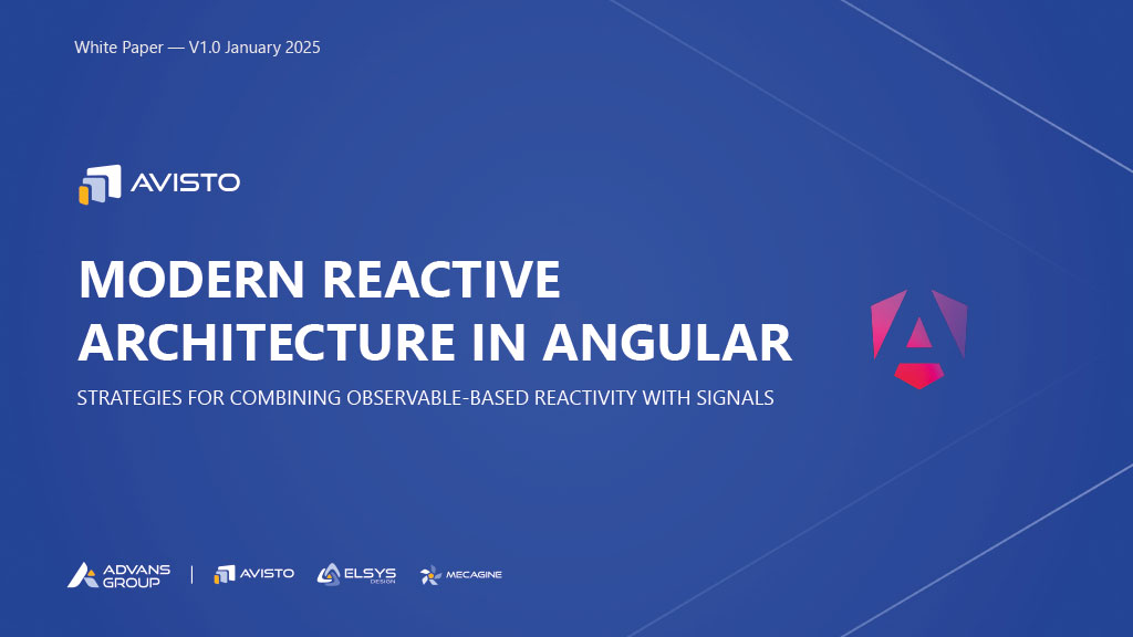 Modern Reactive Architecture in Angular - White Paper